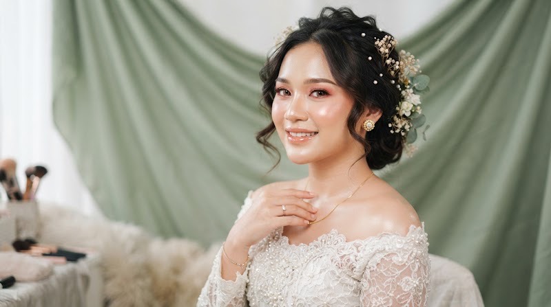 Modern Botanical Glowing Bride